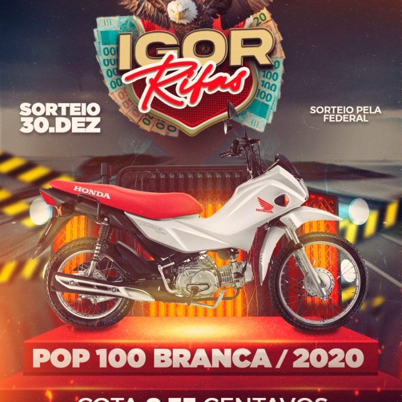 Sorteio Pop110, ano 2020/2021 0,35 centavinhos